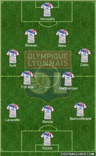 Olympique Lyonnais Formation 2012