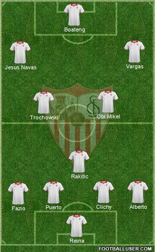 Sevilla F.C., S.A.D. Formation 2012