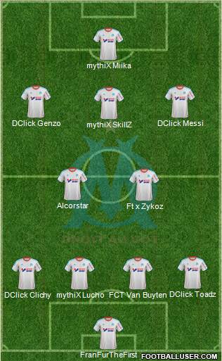 Olympique de Marseille Formation 2012