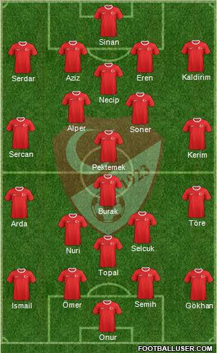 Turkey Formation 2012