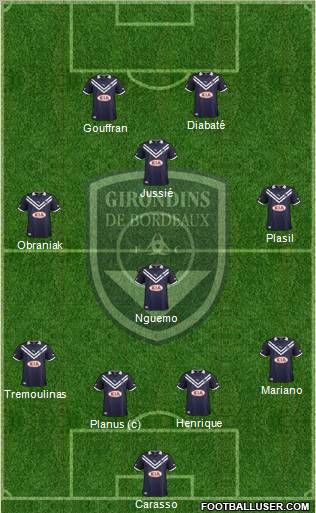 FC Girondins de Bordeaux Formation 2012