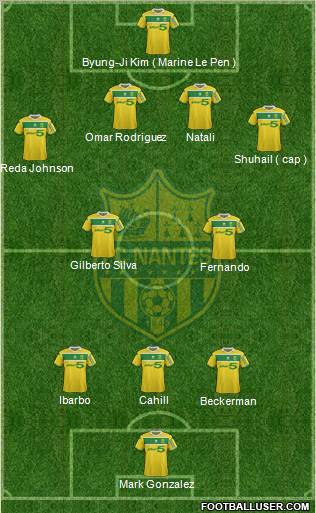 FC Nantes Formation 2012