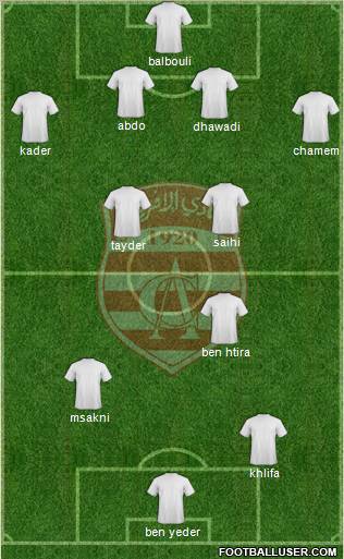 Club Africain Tunis Formation 2012