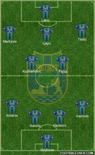 FK Zemun Formation 2012
