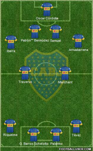 Boca Juniors Formation 2012
