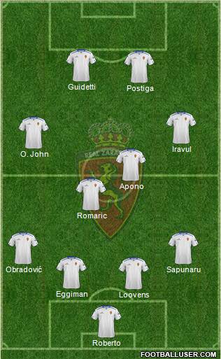 R. Zaragoza S.A.D. Formation 2012