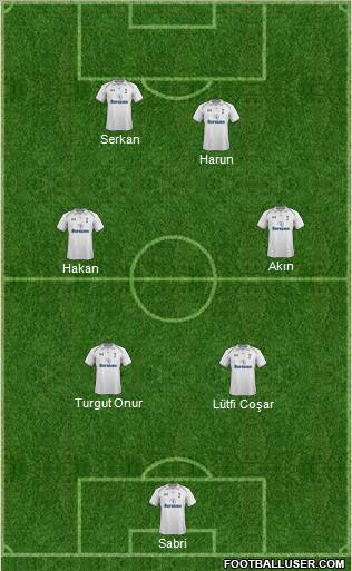 Tottenham Hotspur Formation 2012