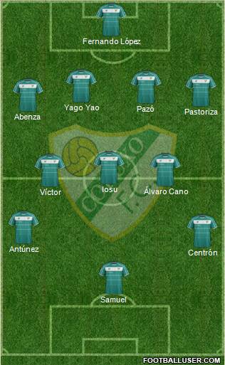Coruxo F.C. Formation 2012