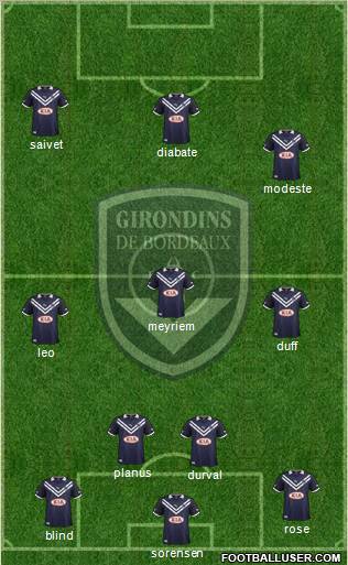 FC Girondins de Bordeaux Formation 2012