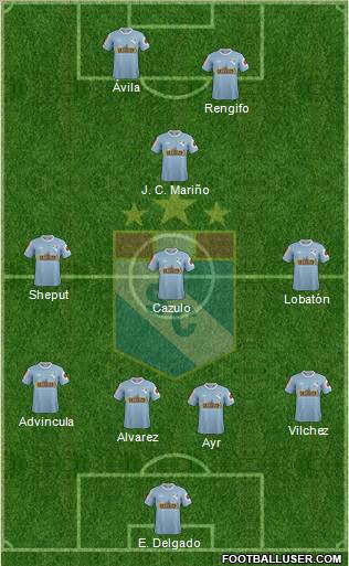 C Sporting Cristal S.A. Formation 2012