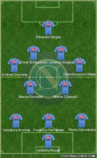 Napoli Formation 2012
