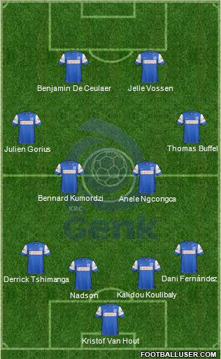 K Racing Club Genk Formation 2012