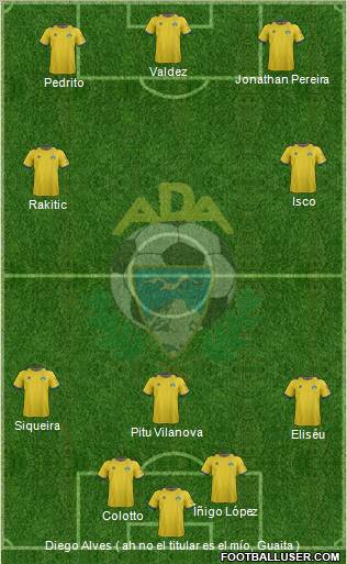 A.D. Alcorcón Formation 2012