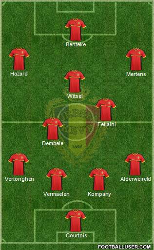Belgium Formation 2012