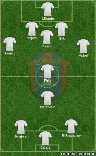 La Paz FC Formation 2012