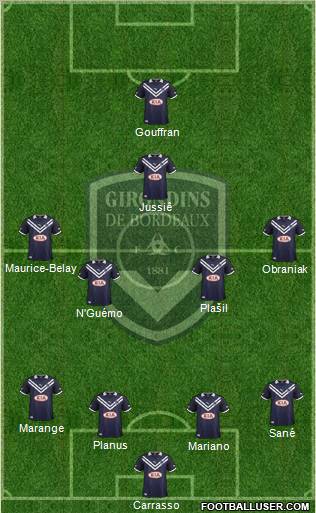 FC Girondins de Bordeaux Formation 2012