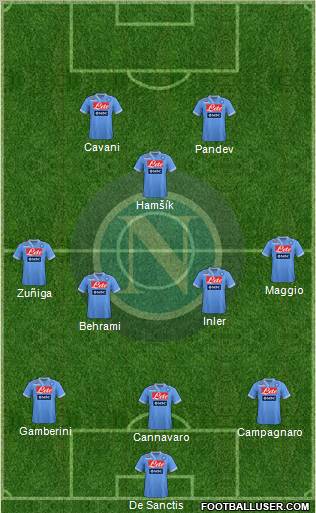 Napoli Formation 2012