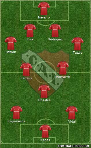 Independiente Formation 2012