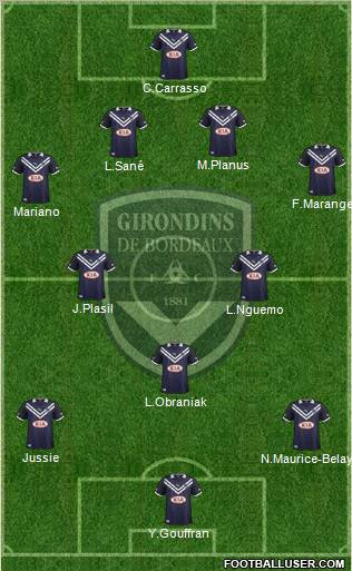 FC Girondins de Bordeaux Formation 2012