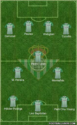 Real Betis B., S.A.D. Formation 2012