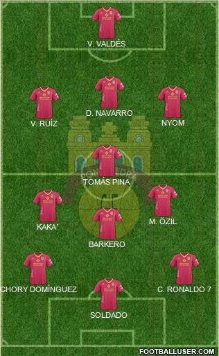 Pontevedra C.F. Formation 2012