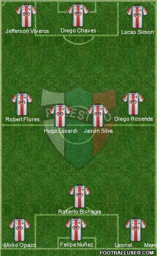 CD Palestino S.A.D.P. Formation 2012