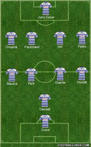 Queens Park Rangers Formation 2012