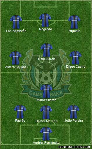 Gamba Osaka Formation 2012