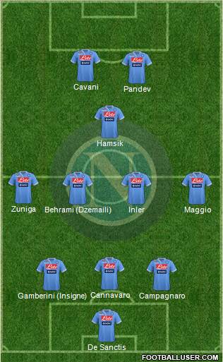 Napoli Formation 2012
