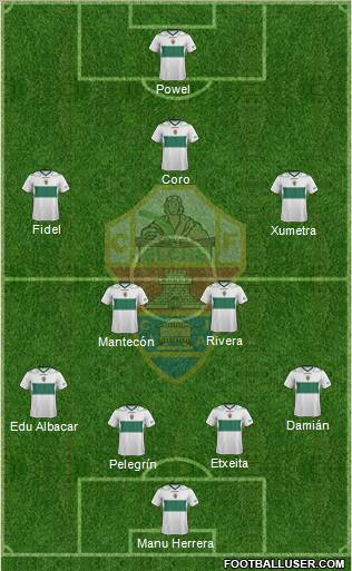 Elche C.F., S.A.D. Formation 2012