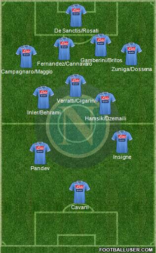 Napoli Formation 2012