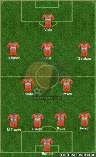 Stade Lavallois Mayenne FC Formation 2012