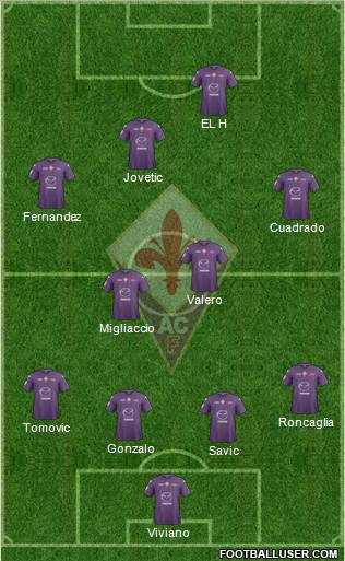 Fiorentina Formation 2012