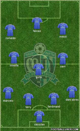 Dinamo Tbilisi Formation 2012