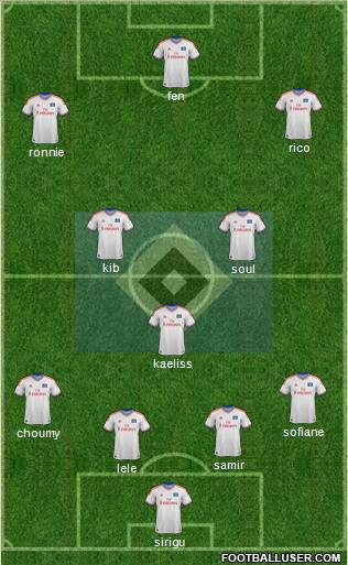 Hamburger SV Formation 2012