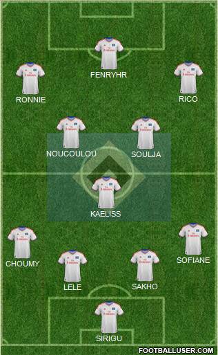 Hamburger SV Formation 2012