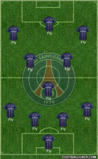 Paris Saint-Germain Formation 2012