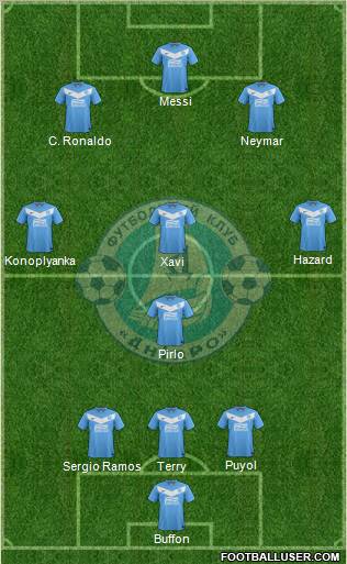 Dnipro Dnipropetrovsk Formation 2012