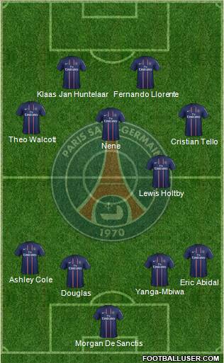 Paris Saint-Germain Formation 2012