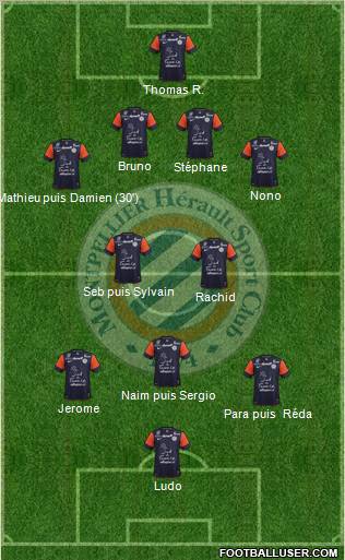 Montpellier Hérault Sport Club Formation 2012