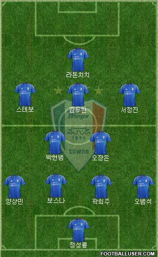 Suwon Samsung Blue Wings Formation 2012