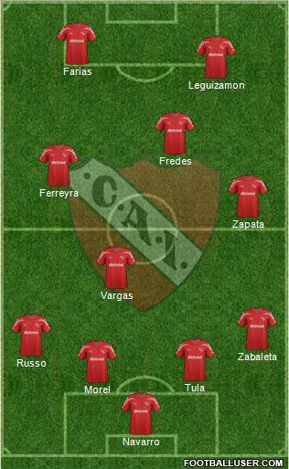 Independiente Formation 2012