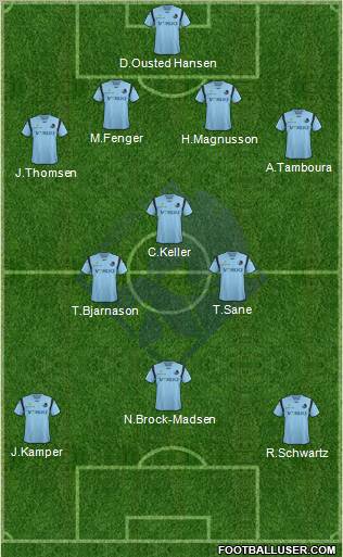 Randers Football Club Formation 2012