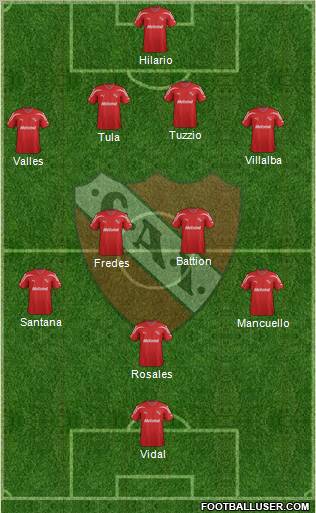 Independiente Formation 2012