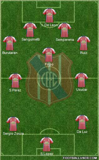 Central Español Fútbol Club football formation