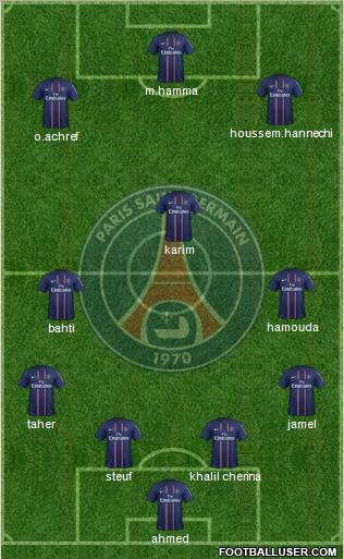 Paris Saint-Germain Formation 2012