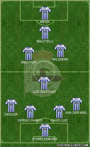 R.C. Deportivo de La Coruña S.A.D. Formation 2012