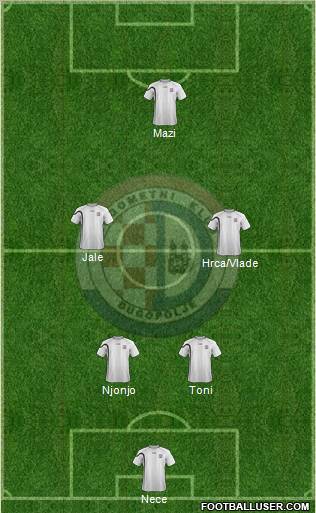 NK Dugopolje Formation 2012