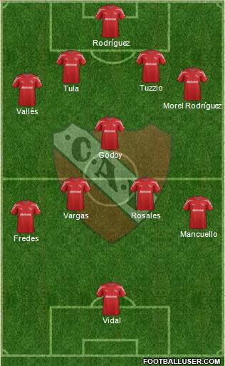 Independiente Formation 2012