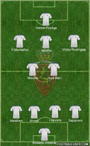 R. Zaragoza S.A.D. Formation 2012